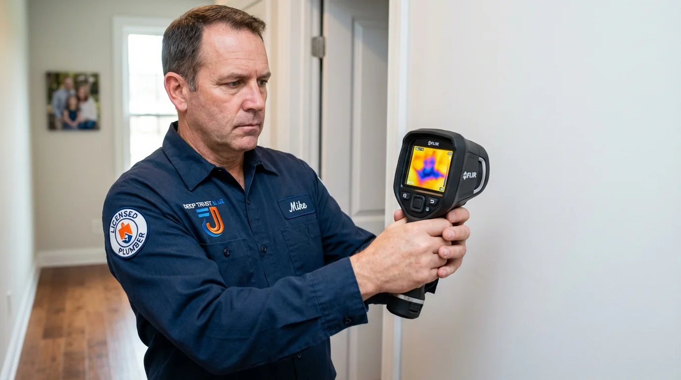 Thermal imaging leak detection by Johns Plumbing LLC in Fort Hood